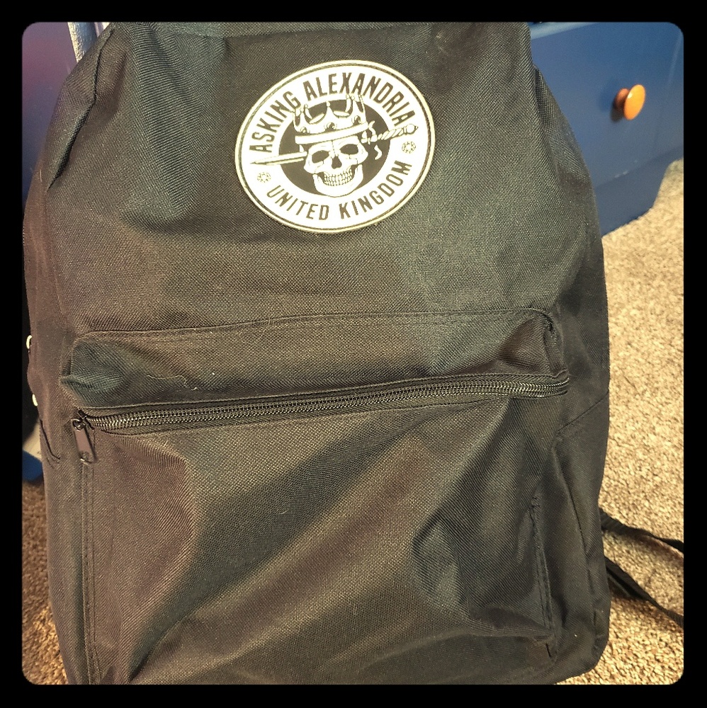 Black Asking Alexandria backpack
